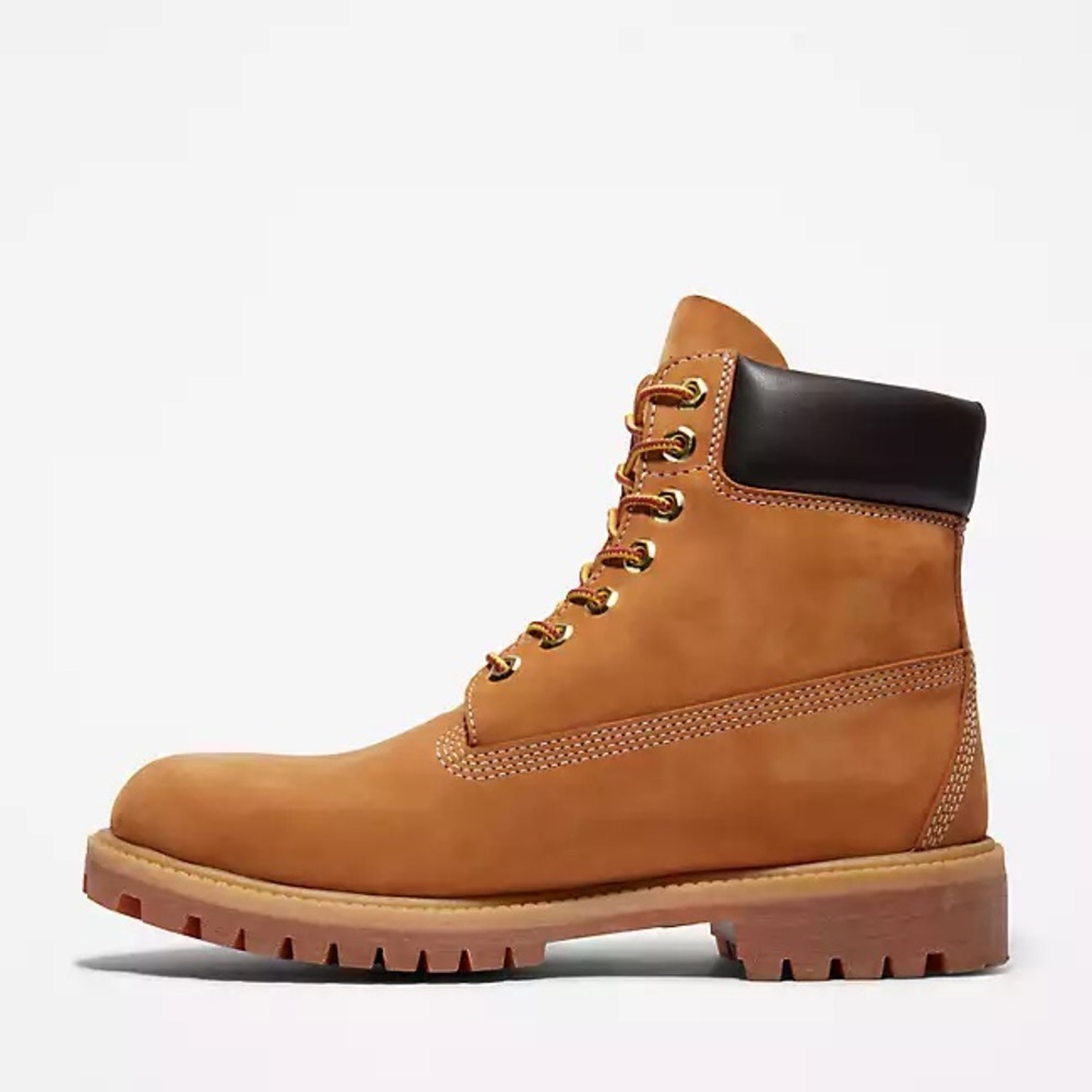 Timberland premium 6 in waterproof Boot Wheat Nubuck. Size 12. New. Original Box